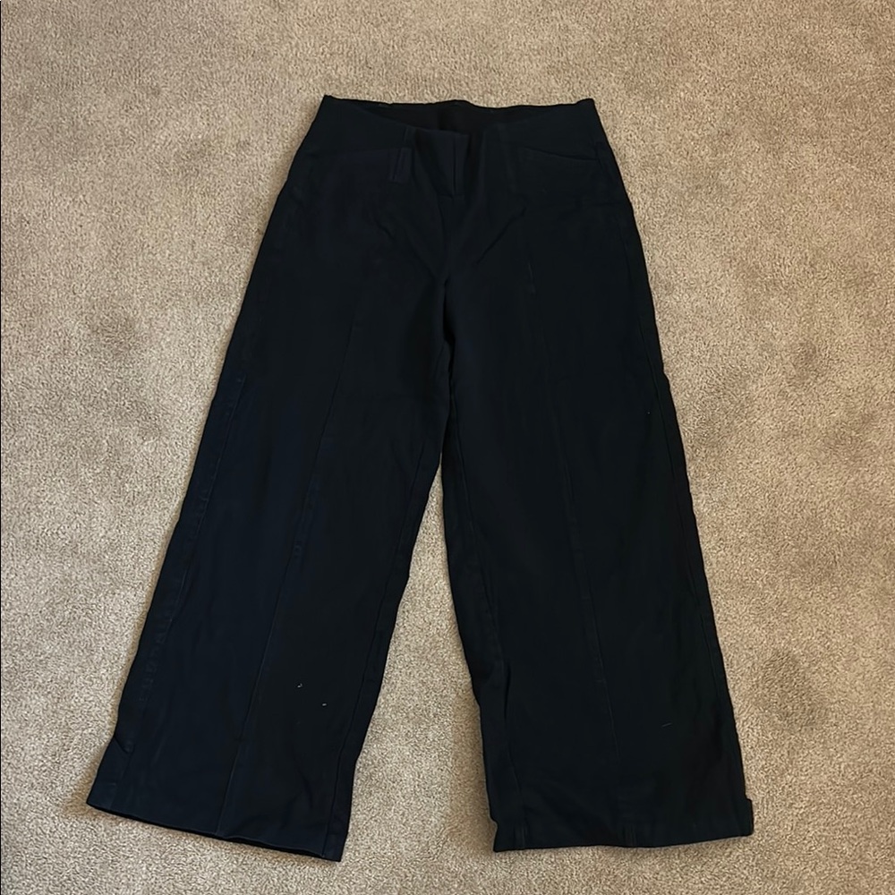 Old Navy Black High-Rise Wide-Leg Pants